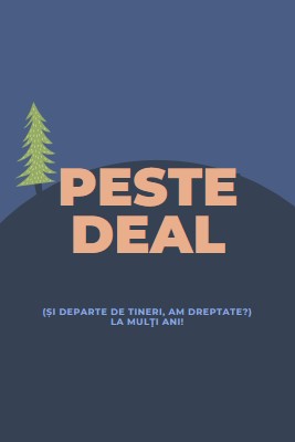 Peste deal blue modern-bold