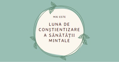 Onorați conștientizarea sănătății mintale green organic-simple