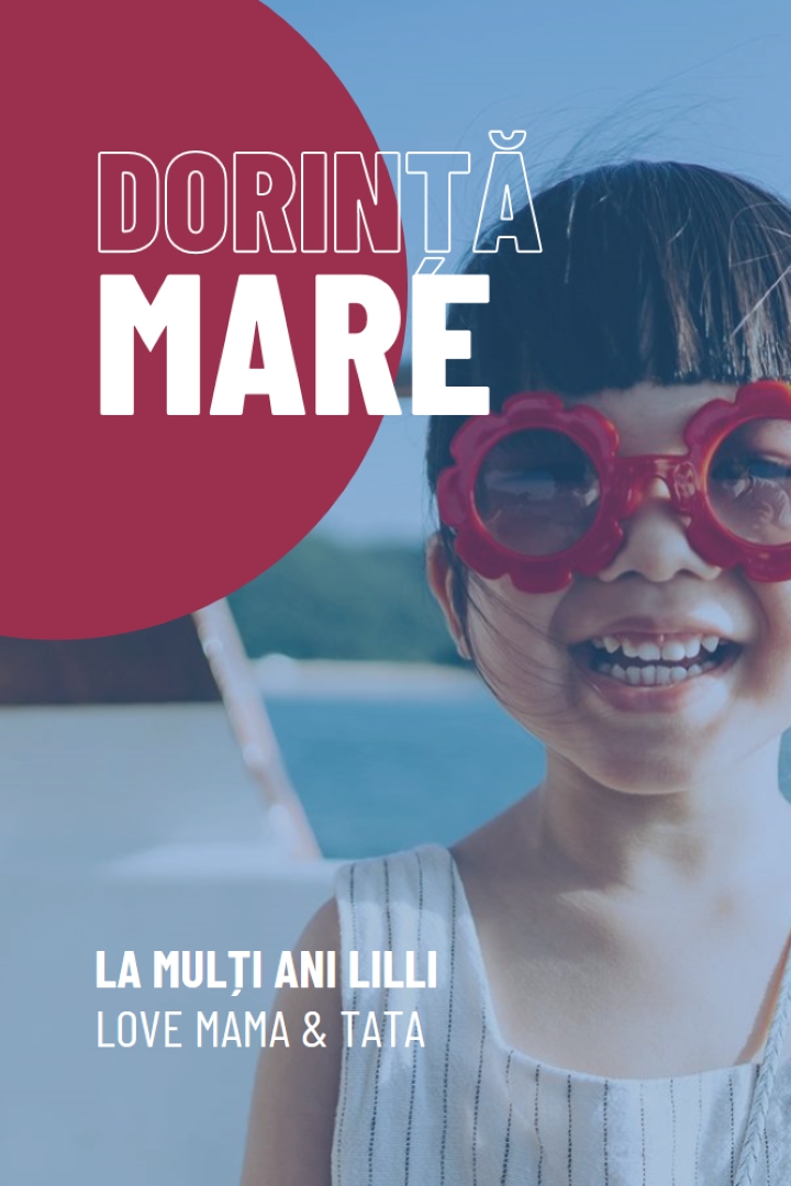 Zi de naștere blue modern-bold