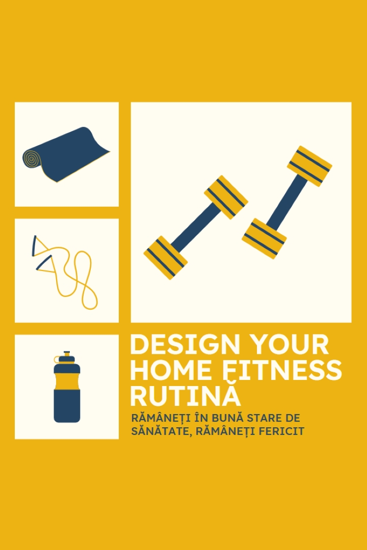Sănătos și fericit yellow modern-bold