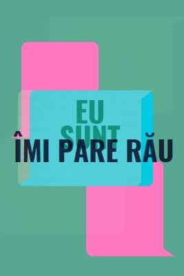 Îmi pare rău green modern-color-block