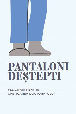 Pantaloni deștepti blue modern-color-block