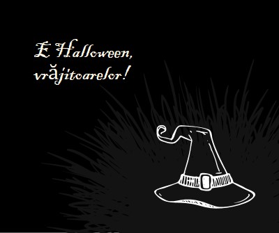 Este Halloween black whimsical-line