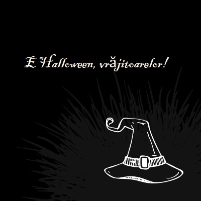 Este Halloween black whimsical-line