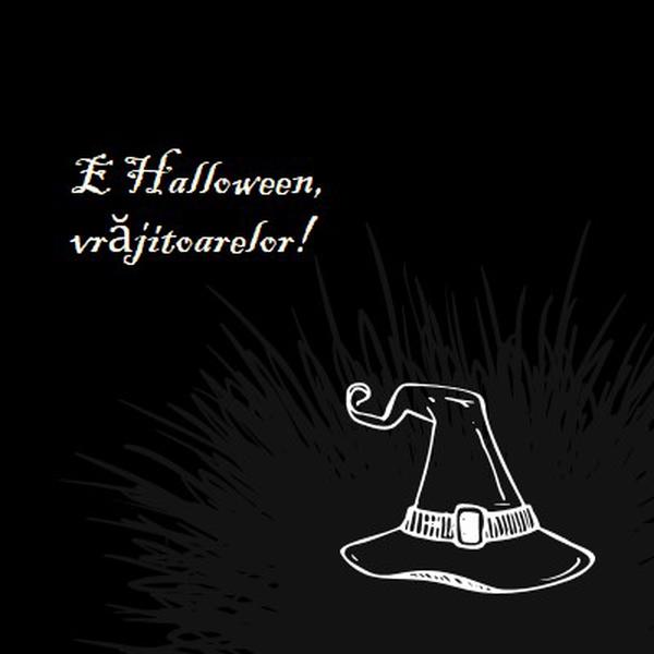 Este Halloween black whimsical-line