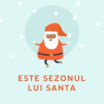 Este sezonul Santa blue whimsical-color-block