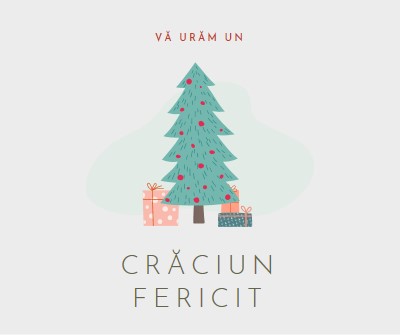 Vă urăm Un Crăciun fericit pink whimsical-color-block