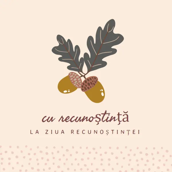 Cu mulțumiri pink modern-simple