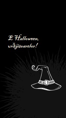 Este Halloween black whimsical-line