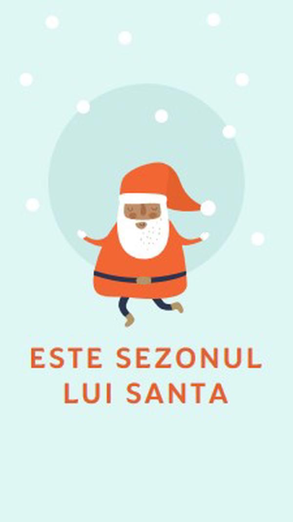 Este sezonul Santa blue whimsical-color-block