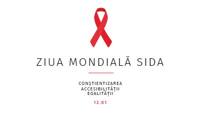 Creșterea gradului de conștientizare a SIDA white modern-simple