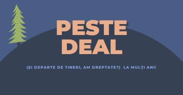 Peste deal blue modern-bold