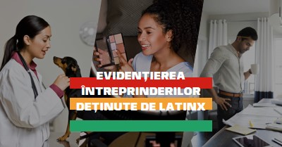 Sărbătoriți afacerile deținute de latinx white modern-simple