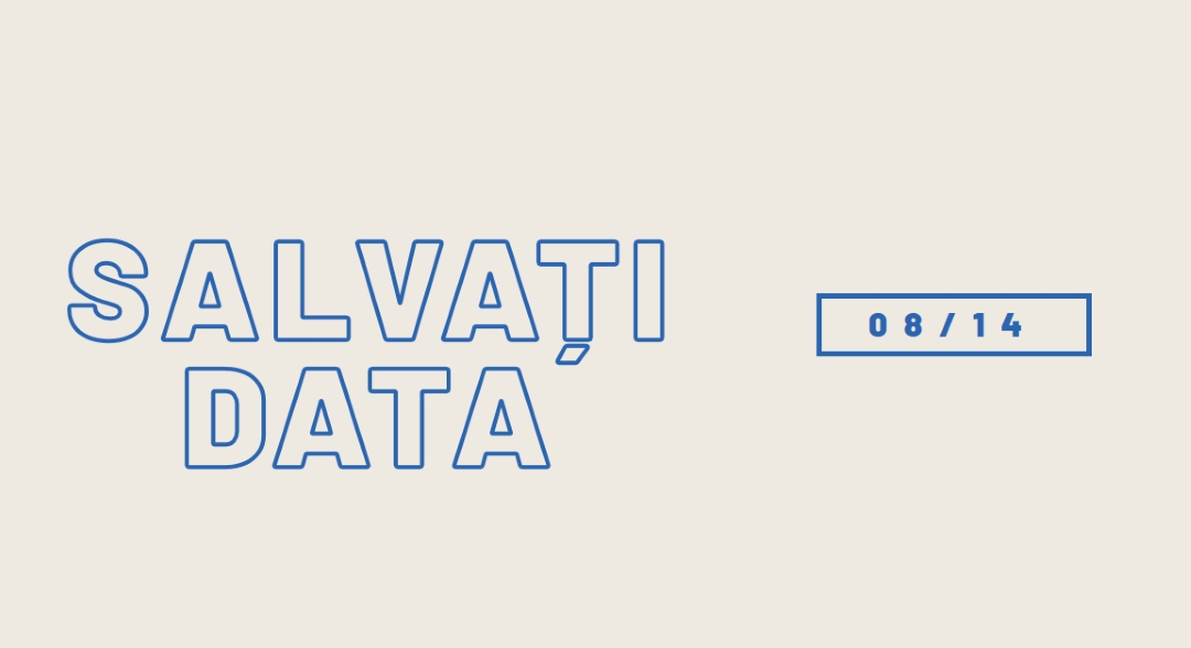 Dată albastră gray whimsical-line