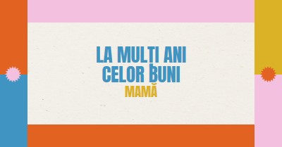 La mulți ani celor buni gray retro,bold,geometric