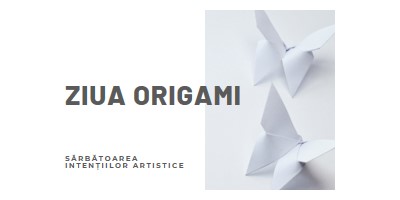 Ziua Origami white modern-simple