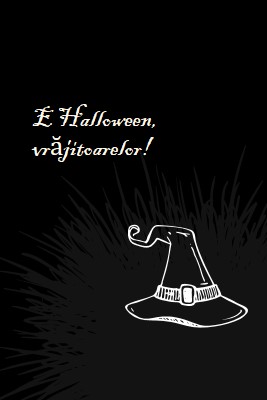 Este Halloween black whimsical-line