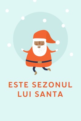 Este sezonul Santa blue whimsical-color-block