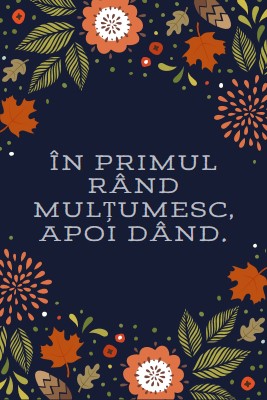 În primul rând, mulțumesc, apoi oferind black organic-simple