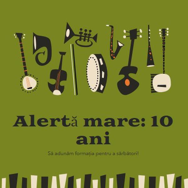 Alertă de mare lucru green retro,graphic,music