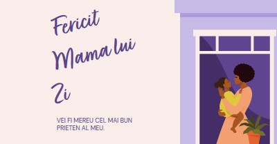 Mama mea, prietenul meu cel mai bun gray modern,clean,illustrative,cursive,graphical,offset