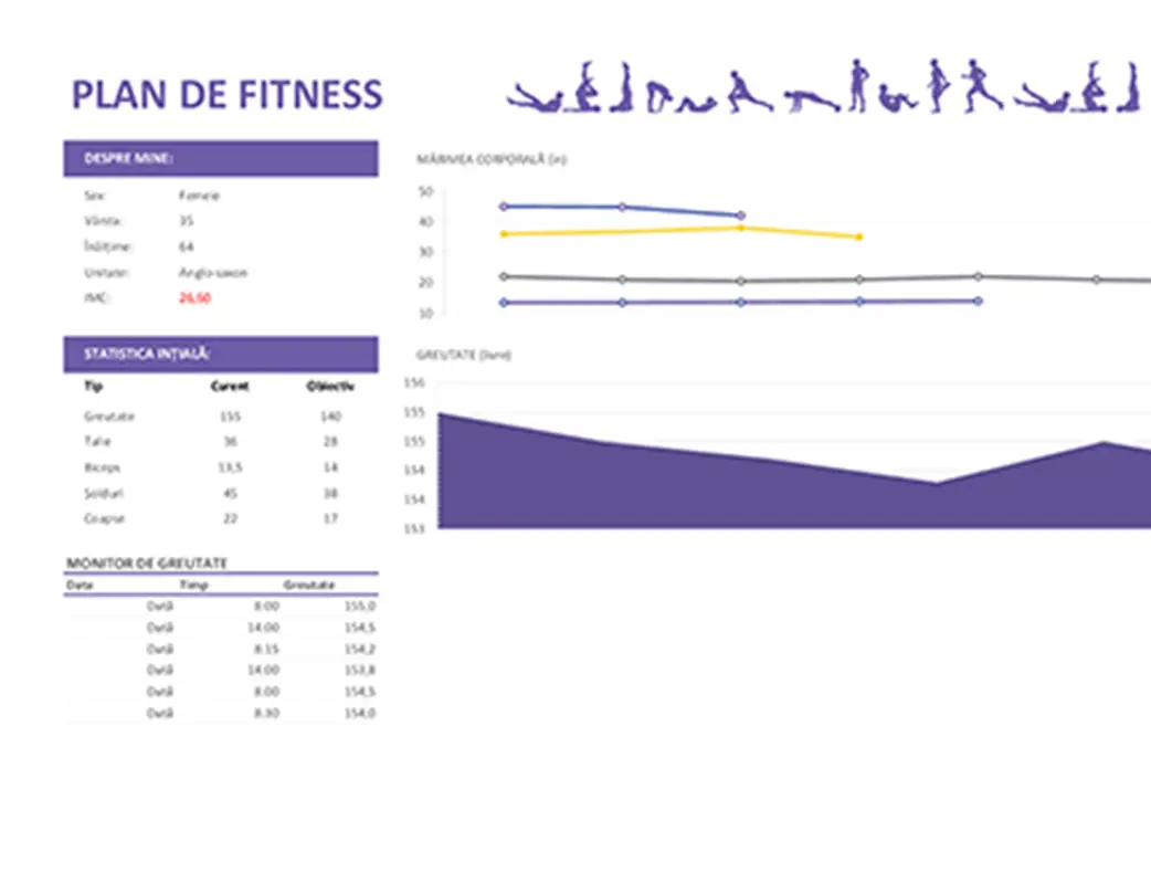 Plan de fitness modern-simple