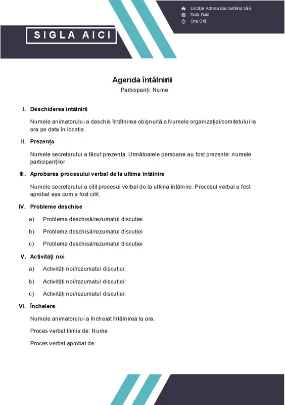 Agendă cu dungă dublă