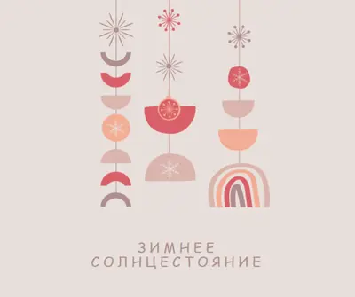 Прекрасное зимнее солнцестояние gray organic-boho