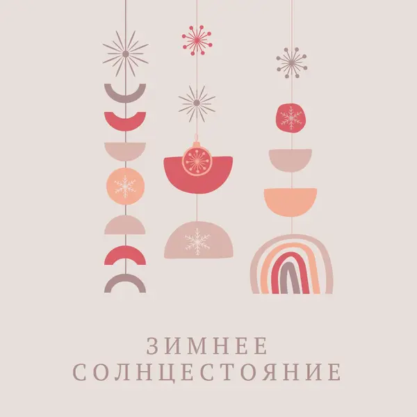 Прекрасное зимнее солнцестояние gray organic-boho