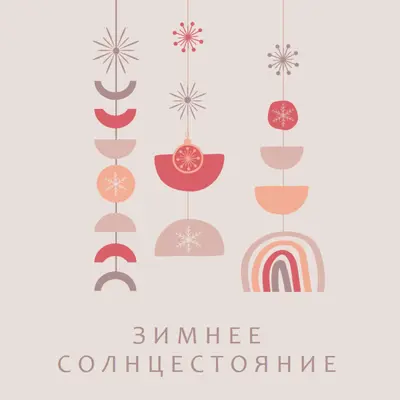Прекрасное зимнее солнцестояние gray organic-boho