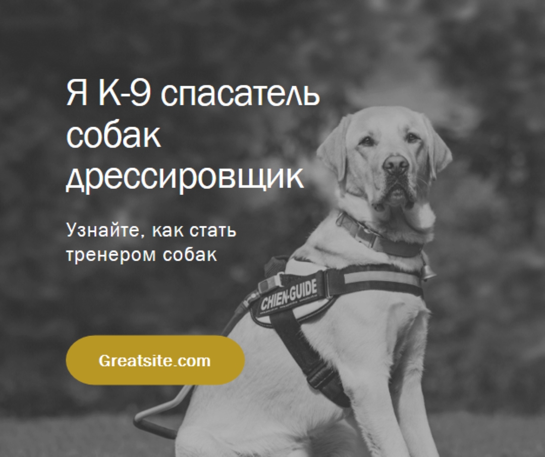 Я спасательная собака дрессировщик black modern-simple