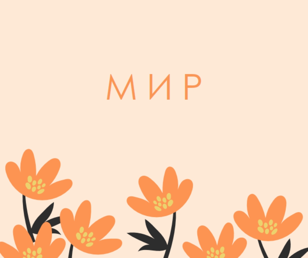 "Тихое" время orange organic-simple
