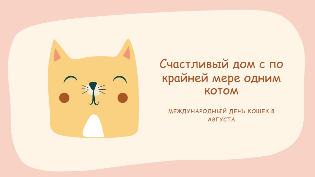 Кошачья тонкая pink whimsical-color-block