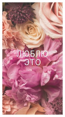 Цветочные чувства pink modern-simple