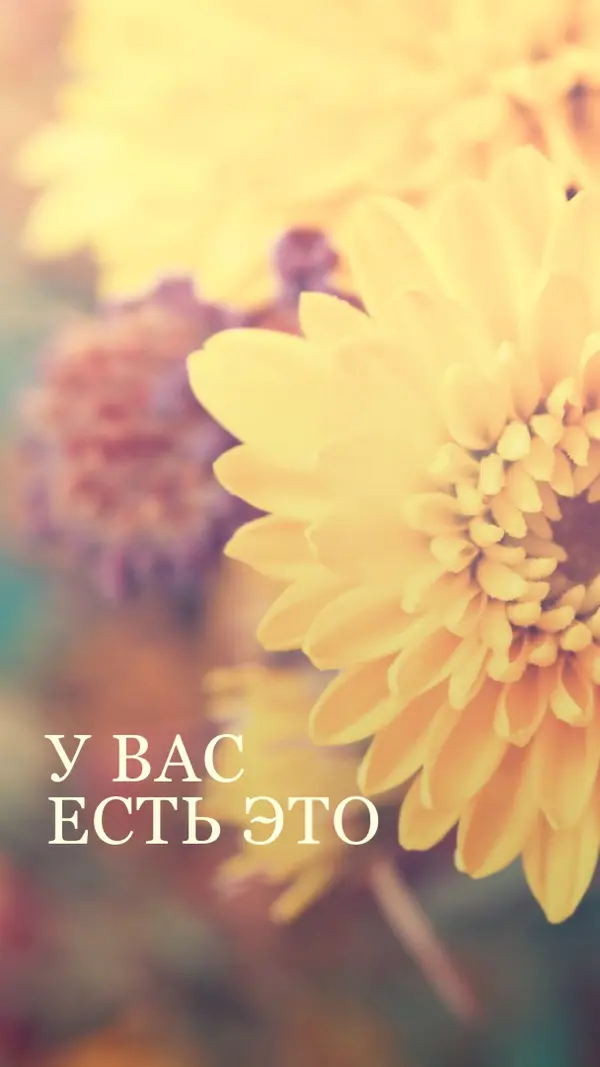 Процветающие лепестки yellow modern-simple