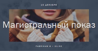 Зимнее шоу ствола gray modern-simple