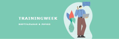 Неделя обучения green modern-color-block