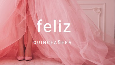 Цвета Quinceanera pink modern-simple