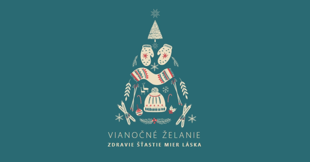 Všetko, čo chcem na Vianoce green modern-simple