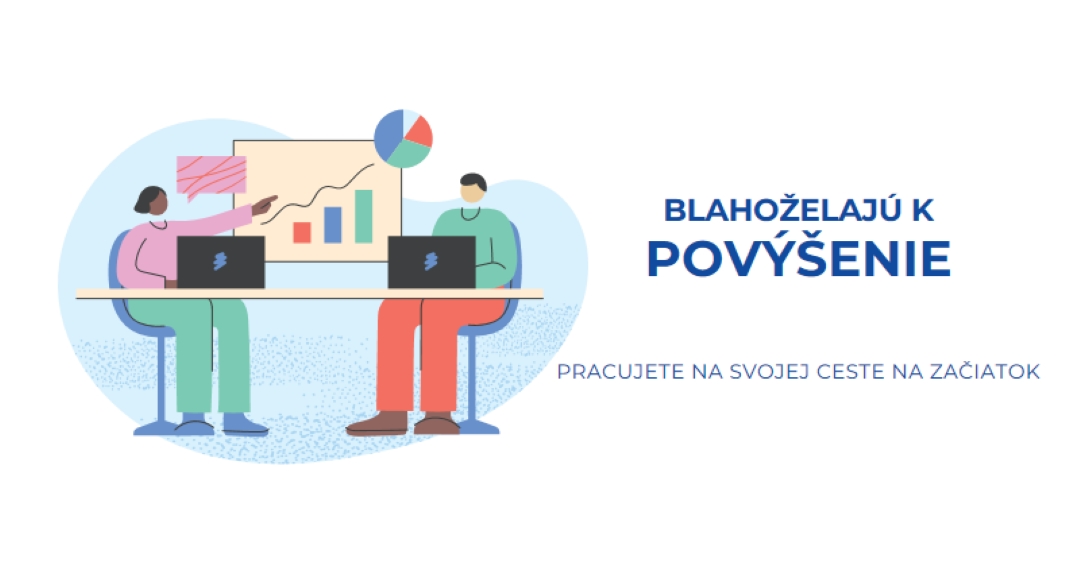 Blahoželanie k povýšeniu white whimsical-line