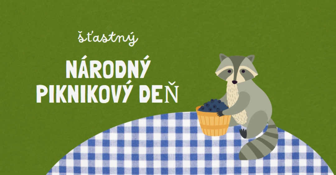 Happy Národný piknik deň green whimsical-color-block