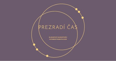 Je to prezradí čas purple modern-simple