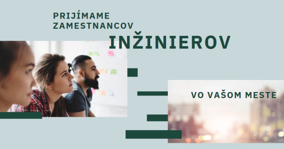 Najímame inžinierov blue modern-simple