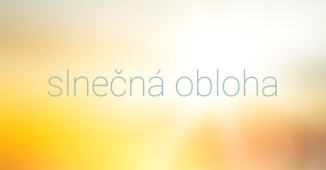 Slnečná obloha yellow modern-simple