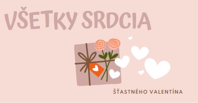 Všetky srdcia pink whimsical-color-block