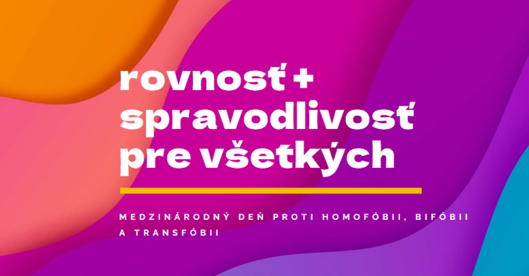 Česť Medzinárodný deň proti homofóbii purple modern-bold