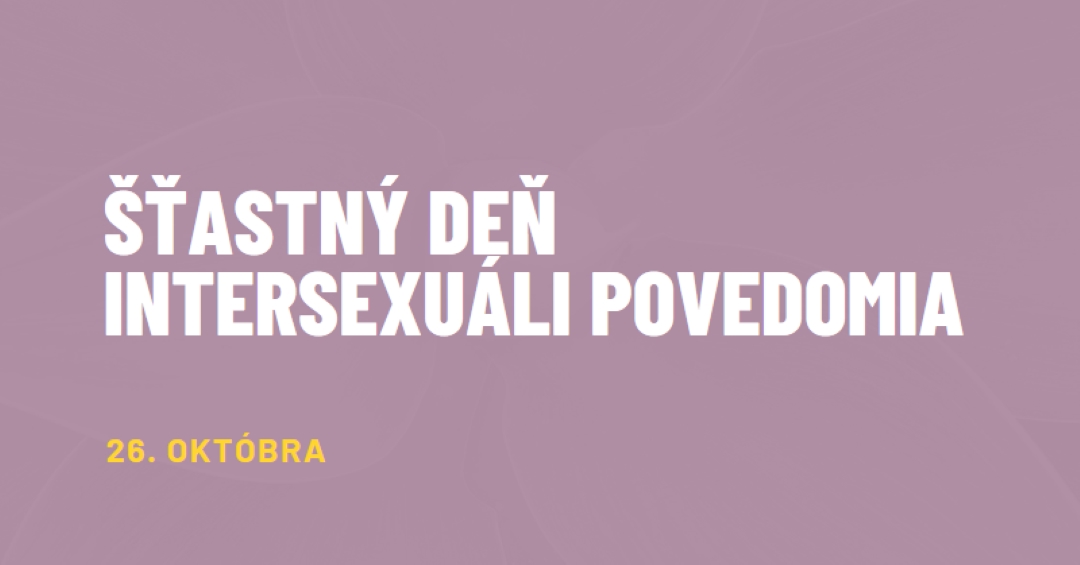 Happy Intersex Awareness Day purple modern-bold
