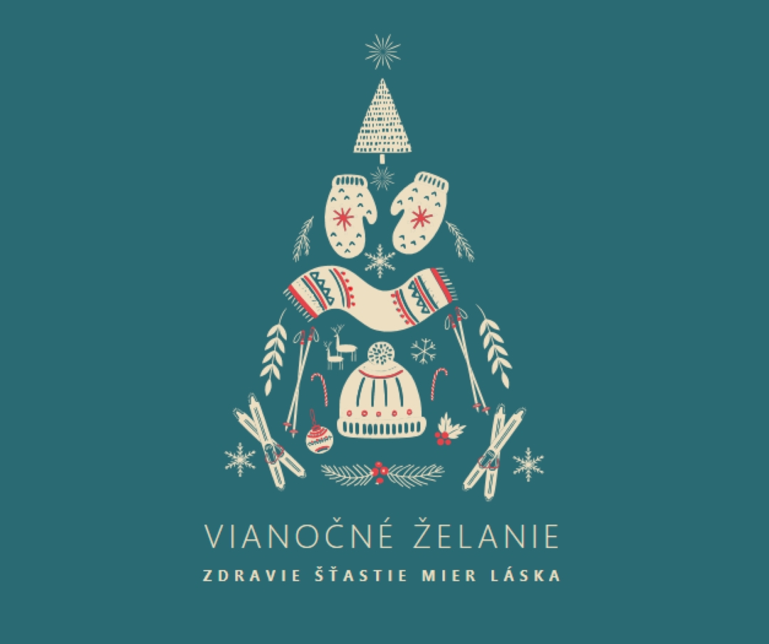 Všetko, čo chcem na Vianoce green modern-simple