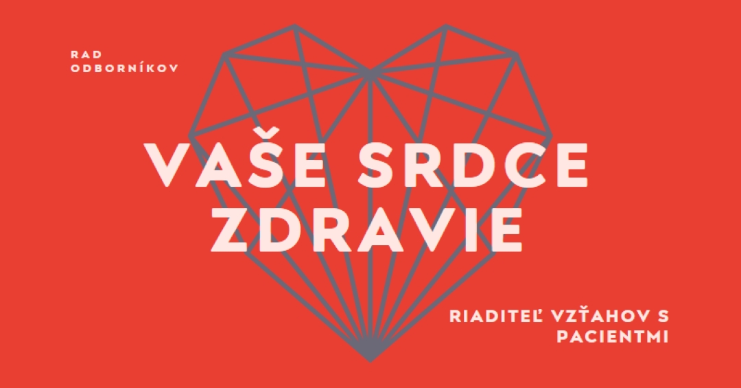 Vaše zdravie srdca red modern-bold