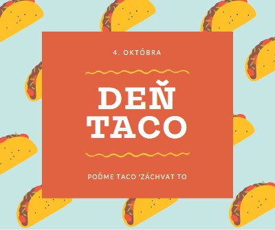 Deň Taco orange organic-simple